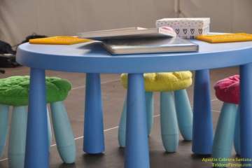 Lección escolar en el pregón de San Roque (Foto TF)